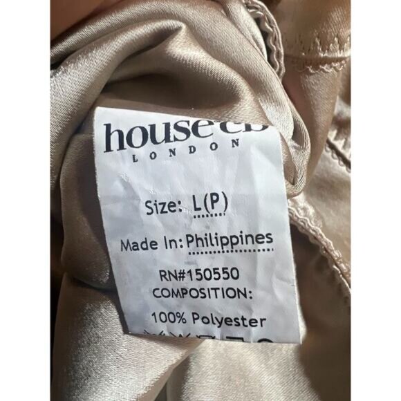 House of CB Chantal Champagne Satin Top Size L Plus Cup - Picture 8 of 10